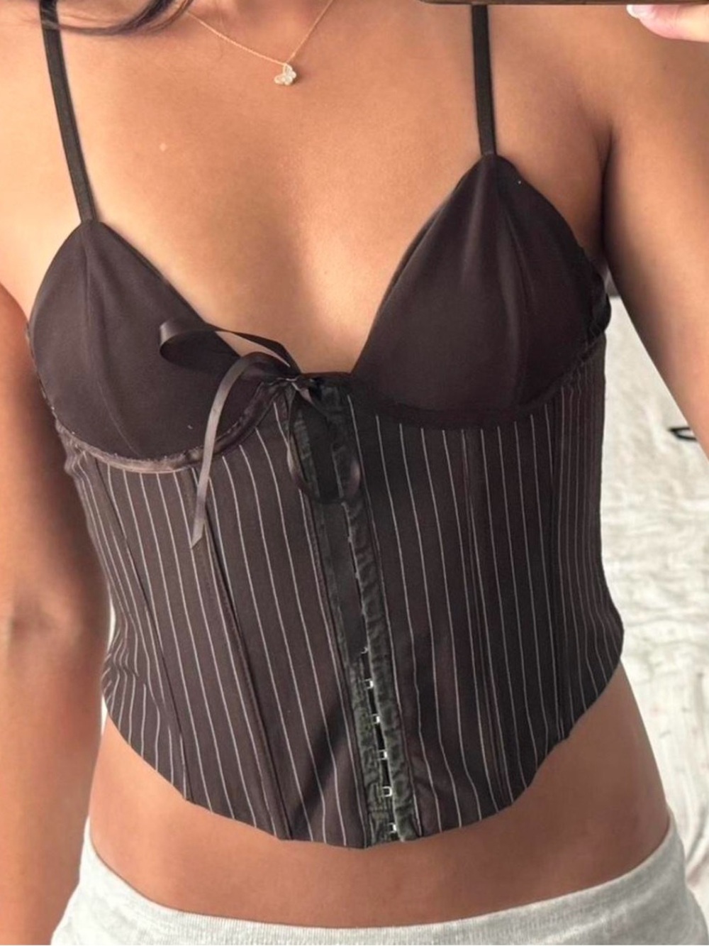 I AM GIA Striped Corset